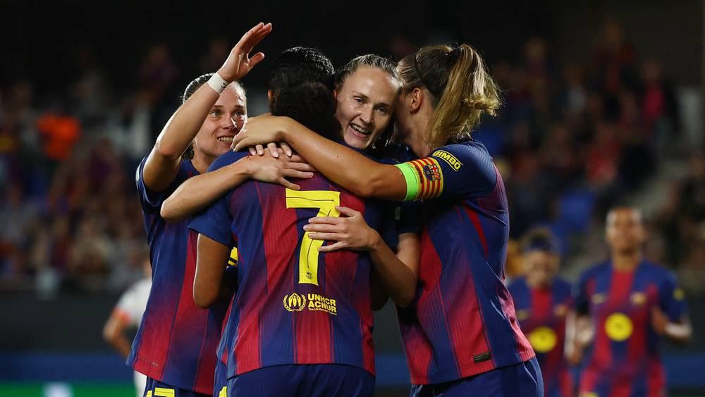 سيدات برشلونة "يثأرن" لفريق الرجال بانتصار ساحق على بايرن ميونخ بسباعية (7-1) في دوري أبطال أوروبا