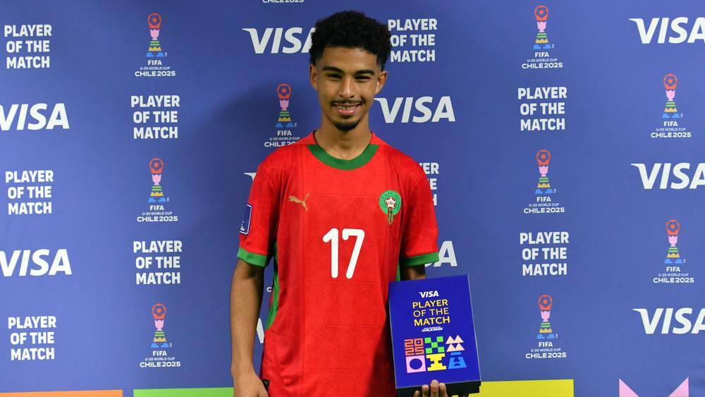 أولمبيك مارسيليا يضع عينه على المغربي ياسين جسيم بعد تألقه في مونديال الشباب