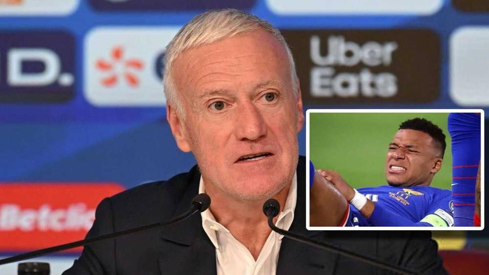 ديشامب: "مبابي تعرّض للإصابة في نفس الكاحل الذي أُصيب فيه سابقًا"