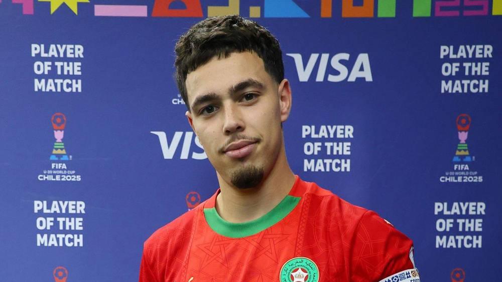 مونديال الشباب/ عثمان ماعما يتوج بجائزة "رجل المباراة" في انتصار المنتخب المغربي على نظيره الأمريكي (3-1)