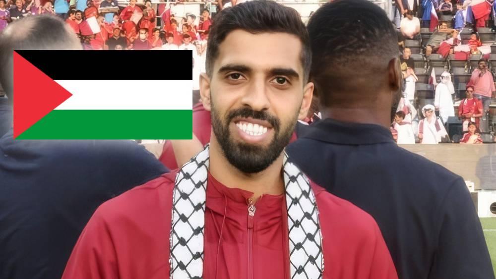 الهيدوس (لاعب منتخب قطر): "سأبني مدرسة وصالة رياضية في تعمير غزة إيمانا بأن التعليم والرياضة هما الطريق إلى الحياة من جديد"