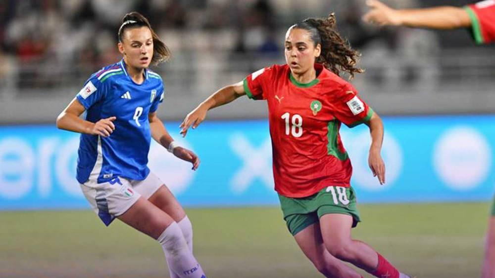 المنتخب المغربي للناشئات يخسر أمام إيطاليا (3-1) ويقترب من توديع كأس العالم