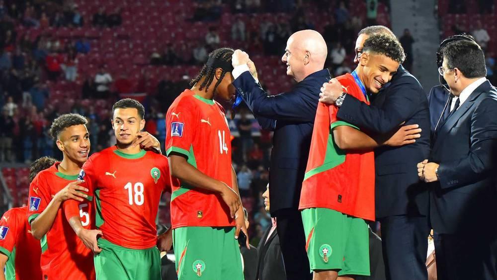 استقبال شعبي للمنتخب المغربي غدا الأربعاء انطلاقا من الساعة (18:30 غرينيتش +1) بالرباط بعد تتويجه بكأس العالم للشباب