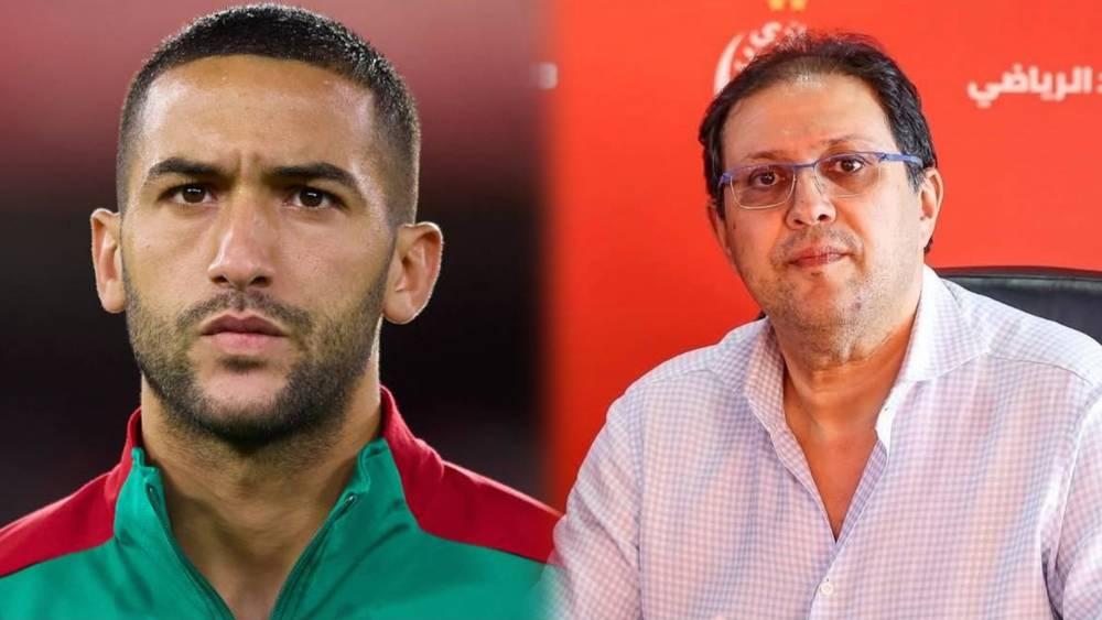 آيت منا: "زياش سيصل للمغرب الأسبوع المقبل لتقديمه أمام وسائل الإعلام وهو جاهز للالتحاق بتداريب الوداد"