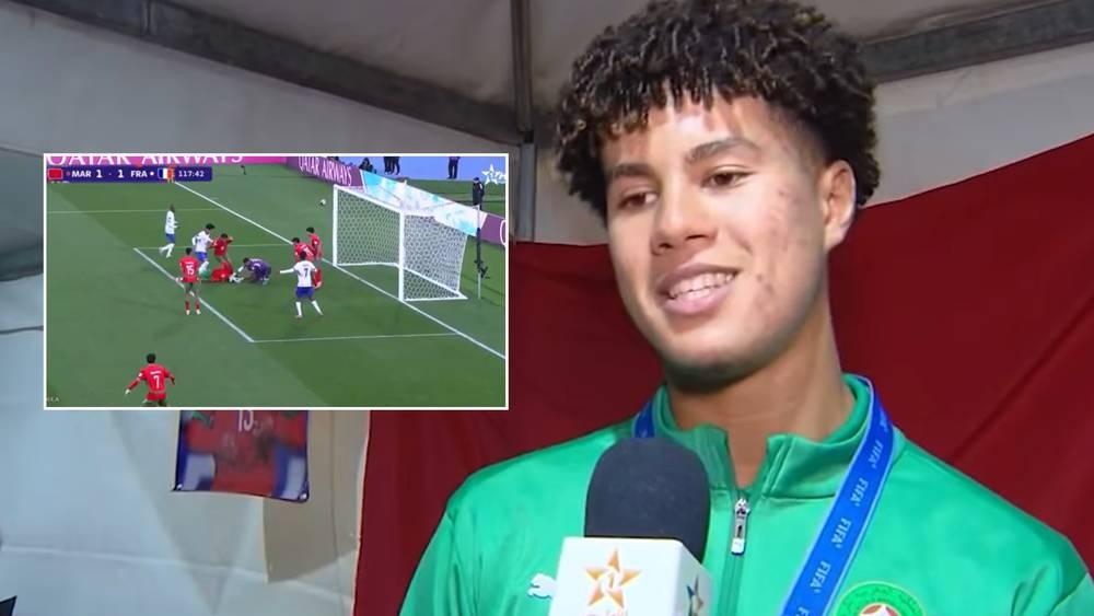 Taha Mejni sur son intervention décisive face à la France : « J'ai juste pensé à faire n'importe quoi pour empêcher le ballon d'entrer, et j'ai mis ma tête car c'était ce qui était le plus proche »