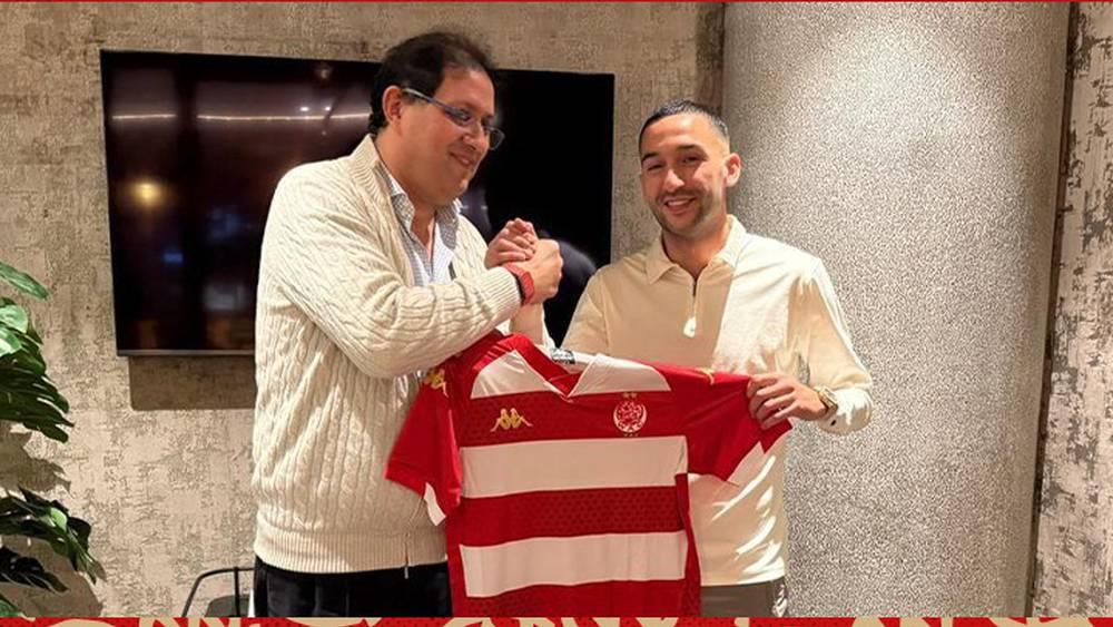 رسميا/ الوداد يعلن تعاقده مع حكيم زياش لموسم ونصف