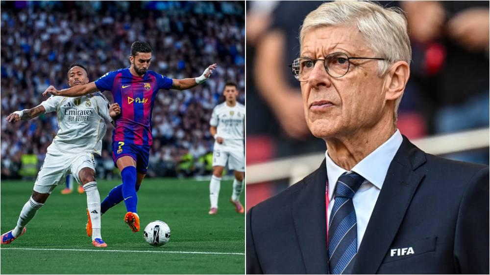 فينغر: "'الكلاسيكو' كان أشبه بمباراة بين رجال وأطفال"