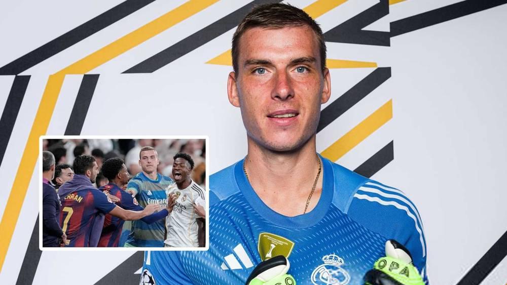 بعد شجار "الكلاسيكو".. إيقاف لونين لمباراة واحدة بسبب سلوكه العدواني ضد لاعبي برشلونة