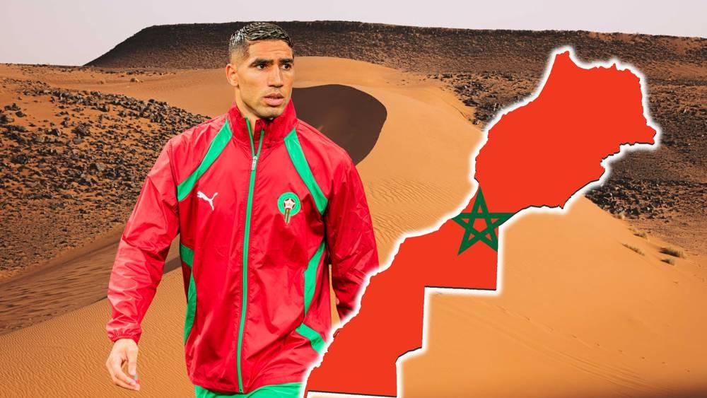 حكيمي بعد منح الصحراء المغربية حكما ذاتيا تحت سيادة المملكة: "الله الوطن الملك"