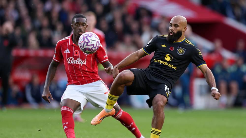 مزراوي يشارك كبديل في تعادل مانشستر يونايتد ضد نوتنغهام فورست