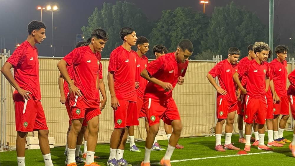 Le Maroc U17 finalise sa préparation avant d'affronter le Japon