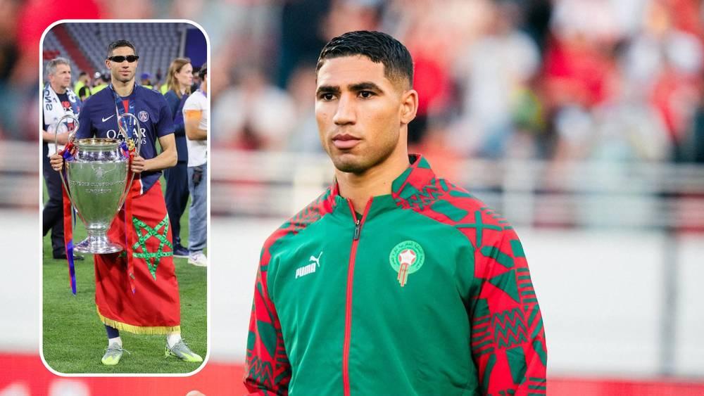 Hakimi : « C'est une grande fierté de placer le drapeau de mon pays, le Maroc, à côté du titre de la Ligue des Champions »
