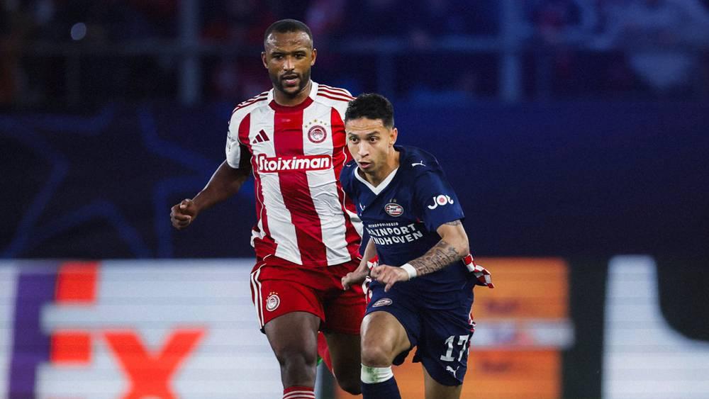 Avec Saibari et El Kaabi, le PSV Eindhoven accroche l'Olympiacos (1-1) en Ligue des Champions