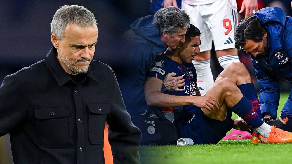 Enrique : « Ce qui est arrivé à Hakimi est regrettable, mais c'est le football ; l'état des blessures sera déterminé demain »