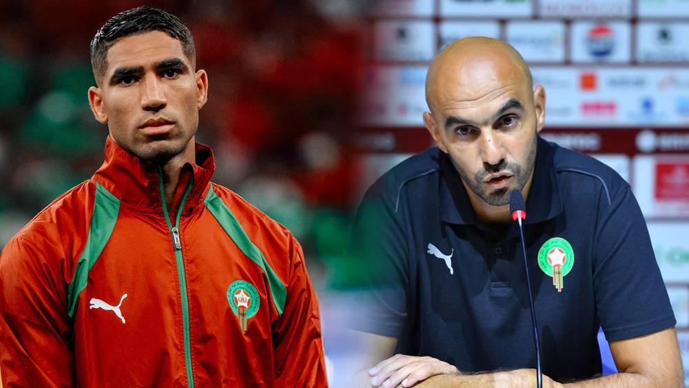 Regragui : « La blessure de Hakimi m'a terrifié car c'est un joueur irremplaçable, mais nous allons travailler dur pour qu'il soit prêt à 100% contre les Comores »