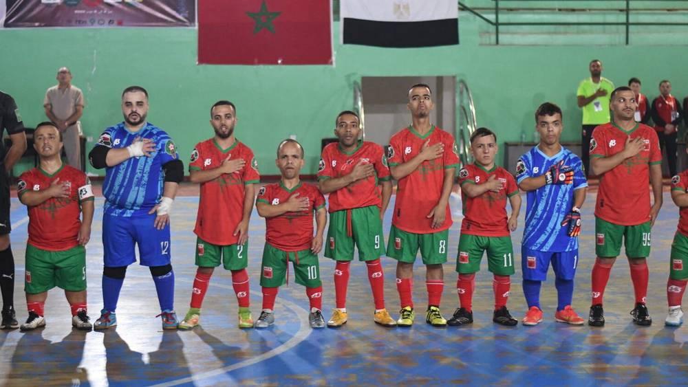 المنتخب المغربي لقصار القامة يُتوج بكأس محمد السادس الدولية بفوزه على البنك الأهلي المصري (7-3)