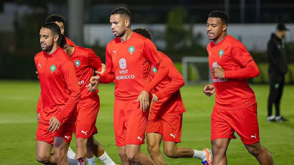 المنتخب المغربي يجري أول حصة تدريبية بمركب محمد السادس استعدادا لمواجهتي الموزمبيق وأوغندا