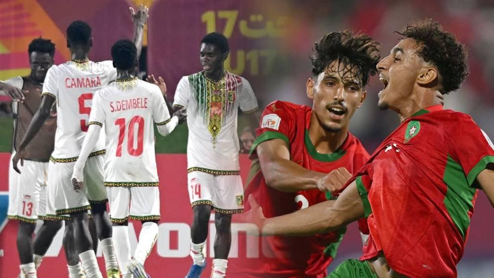 Le Maroc face au Mali en huitièmes de finale du Mondial U17