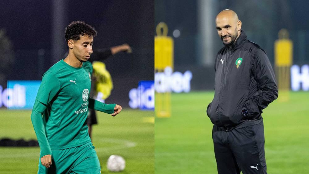 Regragui: Salah Eddine is Still Young and I'm Happy with His First Match with Us