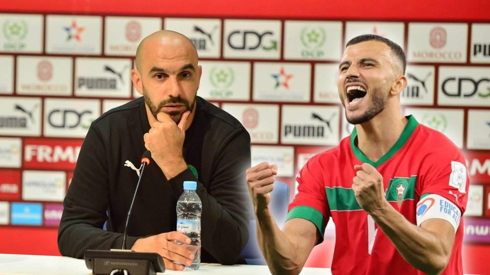 Regragui: 'No one proved better than Saïss in his absence... The current squad needs experienced players'