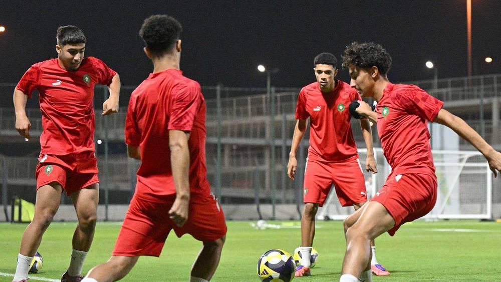 Moroccan National Team Concludes Preparations for Mali Clash in U17 World Cup Round of 16