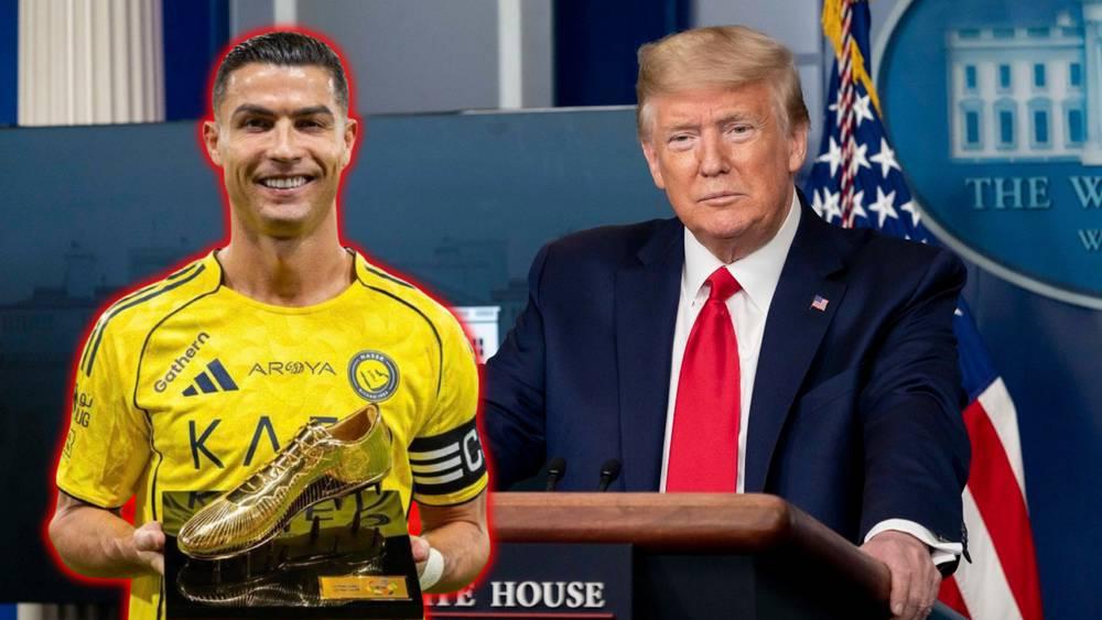 كريستيانو رونالدو يلتقي دونالد ترامب في البيت الأبيض