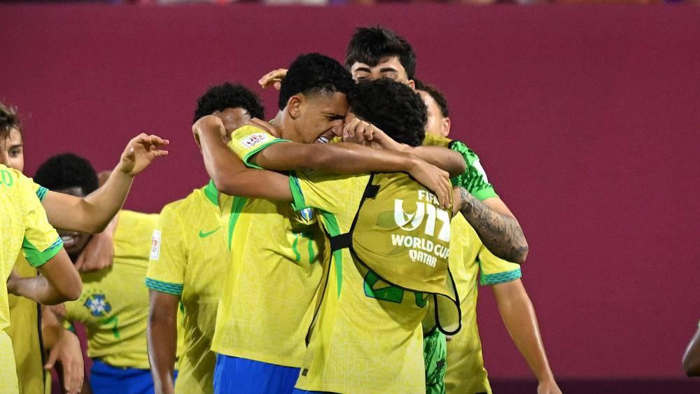 U17 World Cup: Brazil Eliminates France, Awaits Morocco or Mali in Quarter-Finals