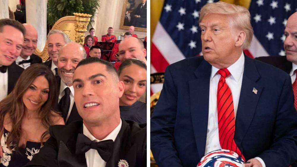 ترامب لرونالدو: "ابني من أشد المعجبين بك وأعتقد أنه أصبح يحترم والده أكثر لأنني قدّمتك إليه"