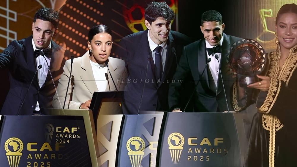 CAF Awards : Domination marocaine, Hakimi sacré meilleur joueur africain