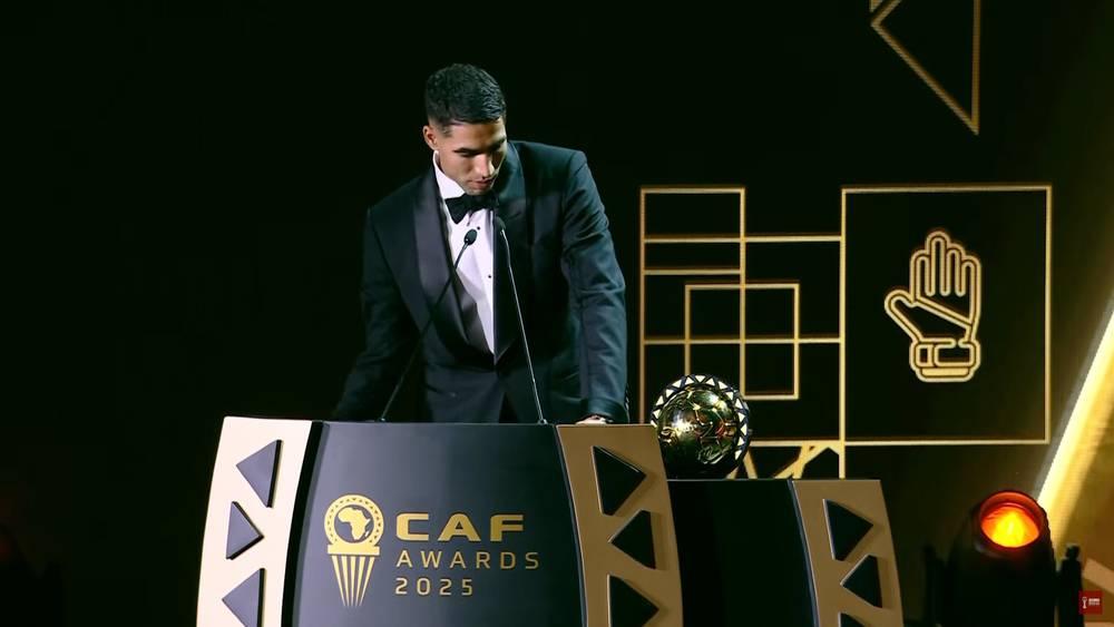 بعد فرس والتيمومي والزاكي وحجي.. حكيمي يصبح خامس لاعب مغربي يتوج بجائزة أفضل لاعب أفريقي