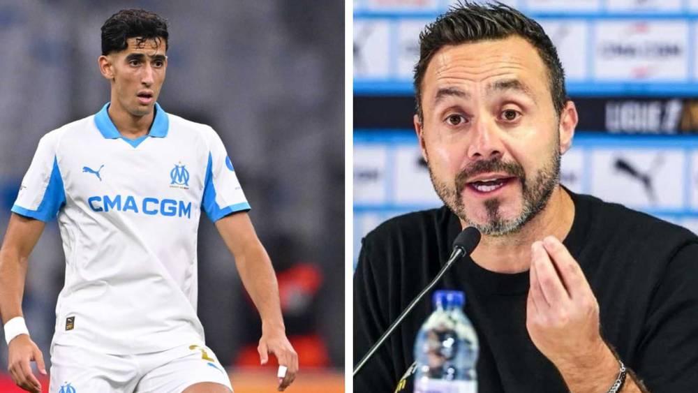 De Zerbi (OM) : « Aguerd ne sera pas disponible demain face à Newcastle »