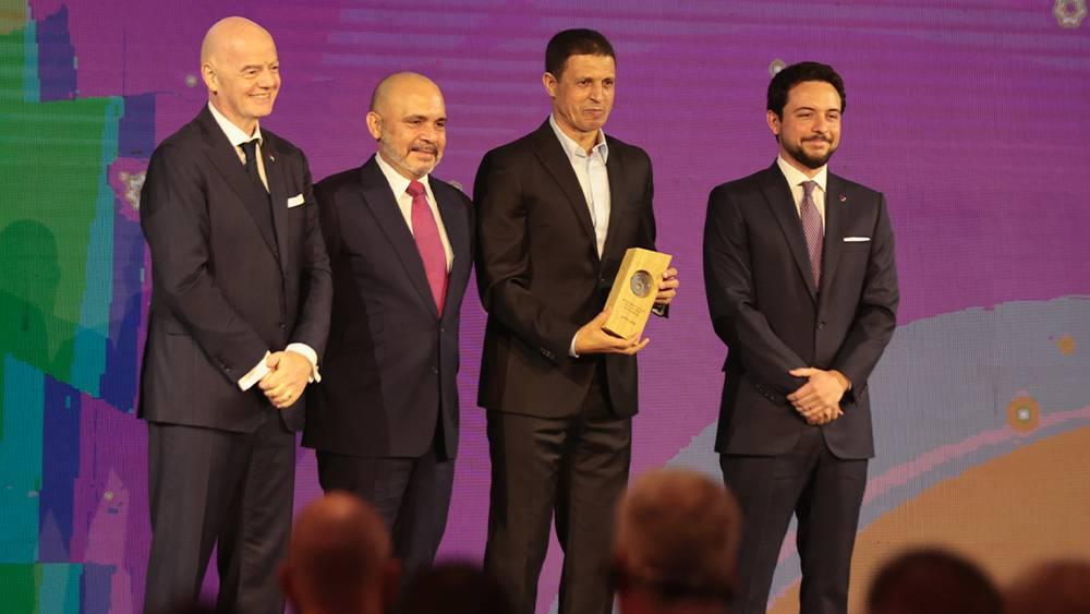 Jamal Sellami honoré lors du 75e anniversaire de la Fédération jordanienne de football