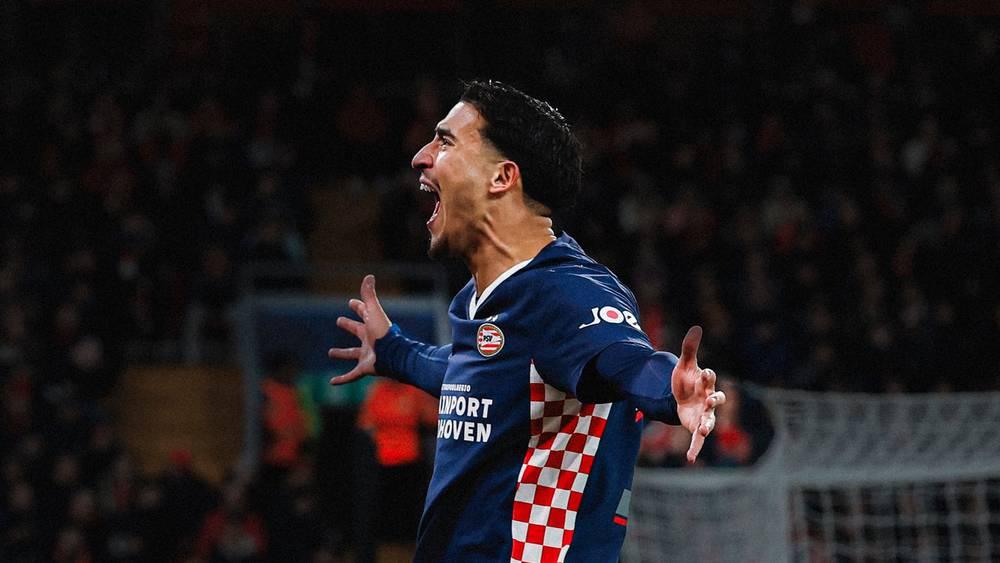 El Drouich Scores Brace as PSV Eindhoven Defeat Liverpool 4-1 with Saibari and Salah-Eddine Featuring in Champions League