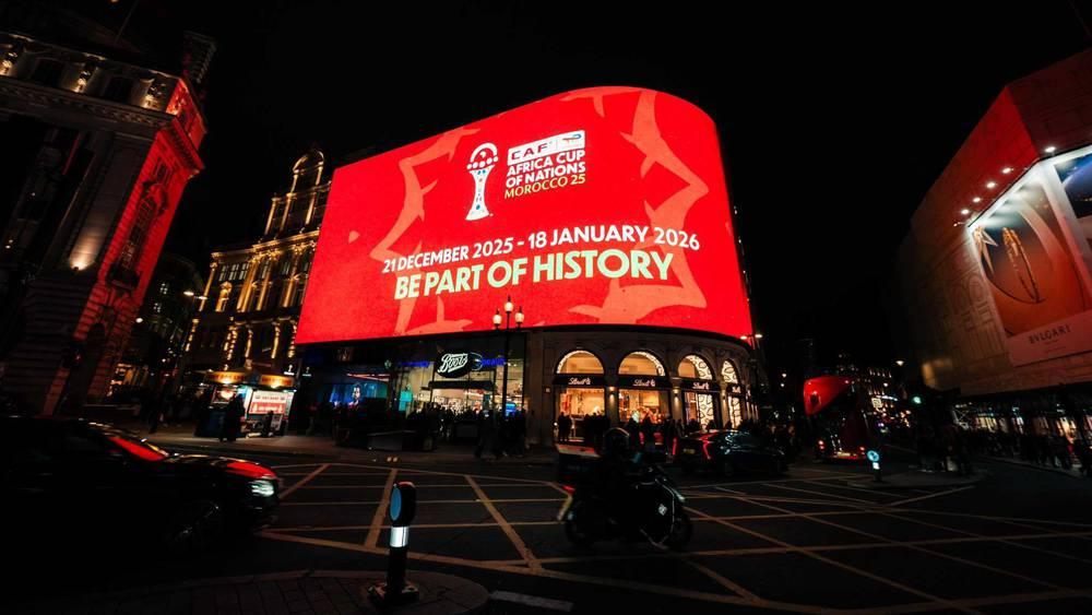 العاصمة البريطانية لندن تحتفي بكأس أمم أفريقيا المغرب 2025