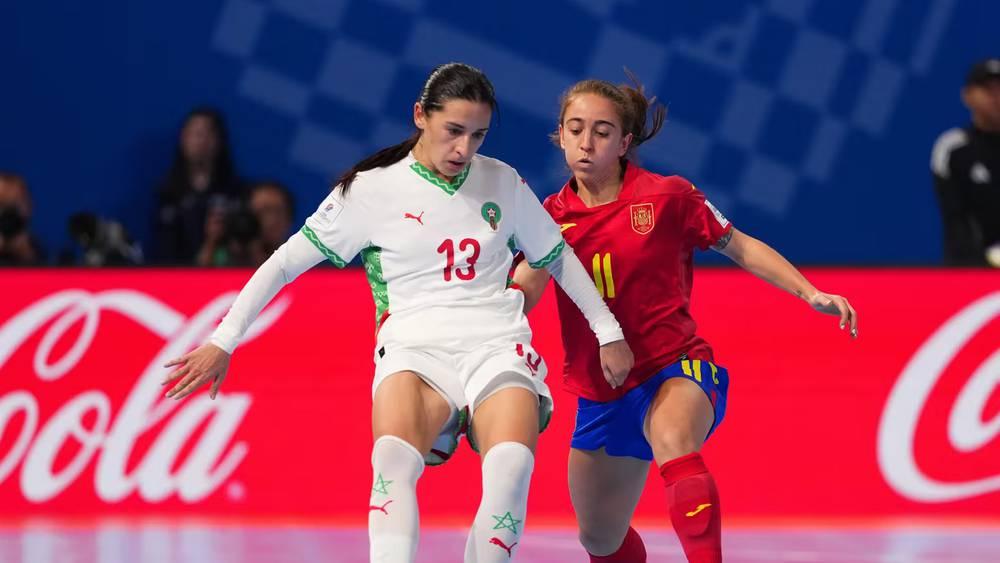 Moroccan Women's Futsal Team Eliminated from World Cup Quarter-finals After Heavy 1-6 Defeat to Spain