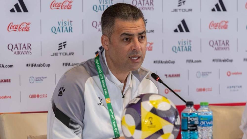 مدرب فلسطين يهدي الفوز على قطر في كأس العرب للشهداء والقدس وغزة