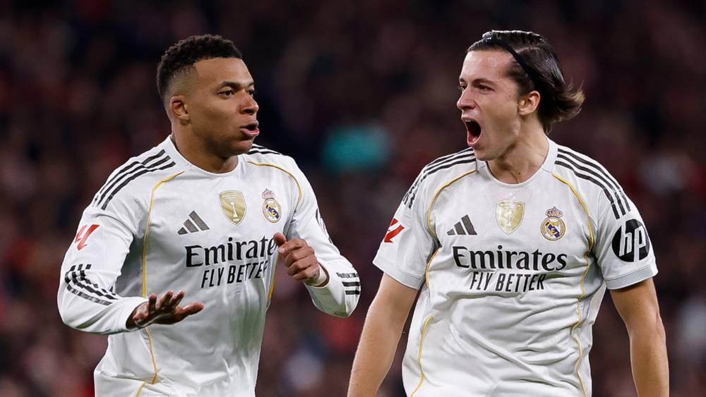 Real Madrid Ends Winless Streak with Three Goals Against Bilbao, Led by Mbappé