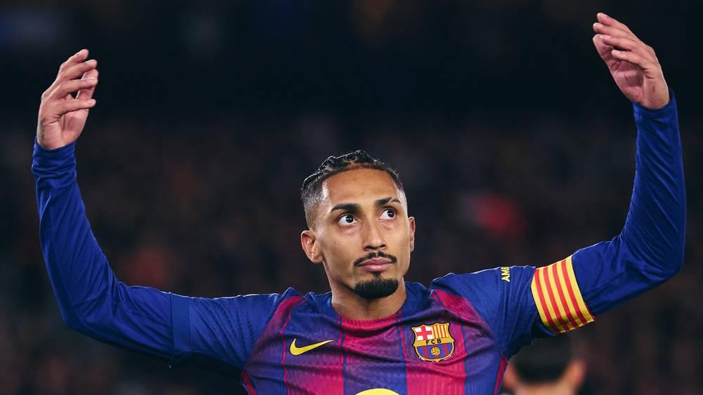 Raphinha ne travaille avec aucun agent et ne pense pas à quitter Barcelone