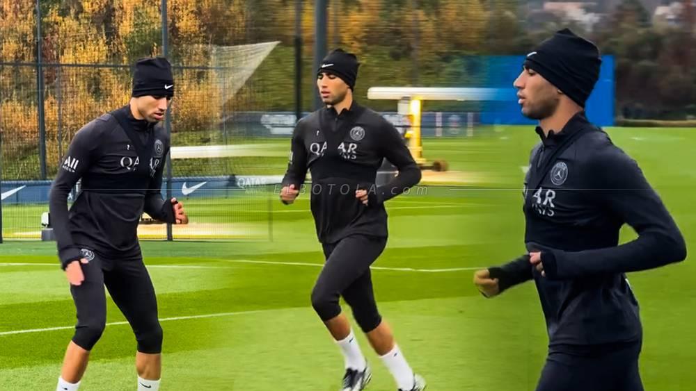 Good News for Morocco: Hakimi Returns to Individual Training, Steadily Progressing Towards AFCON Readiness