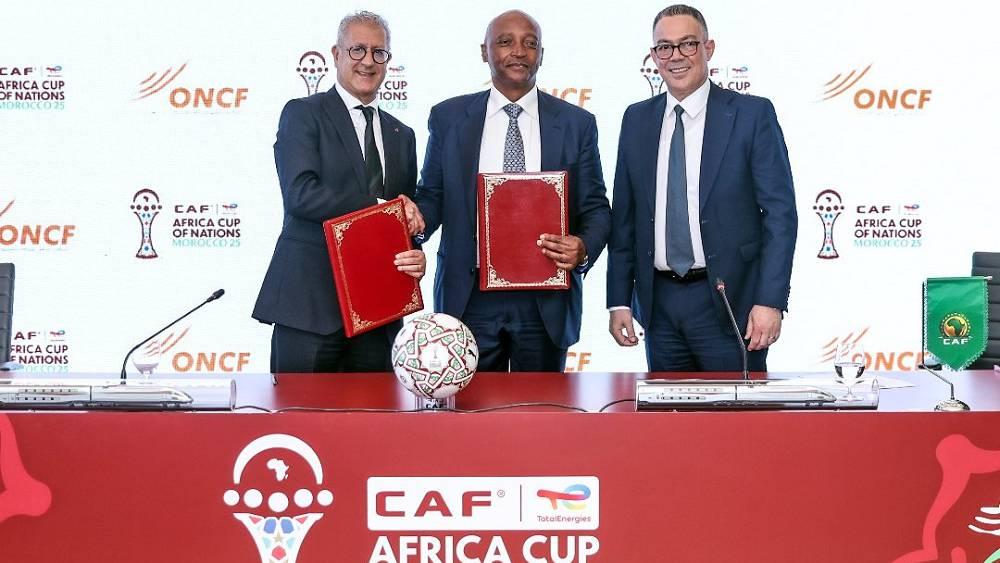 CAF and ONCF Sign Agreement to Facilitate Fan Movement During AFCON Morocco 2025