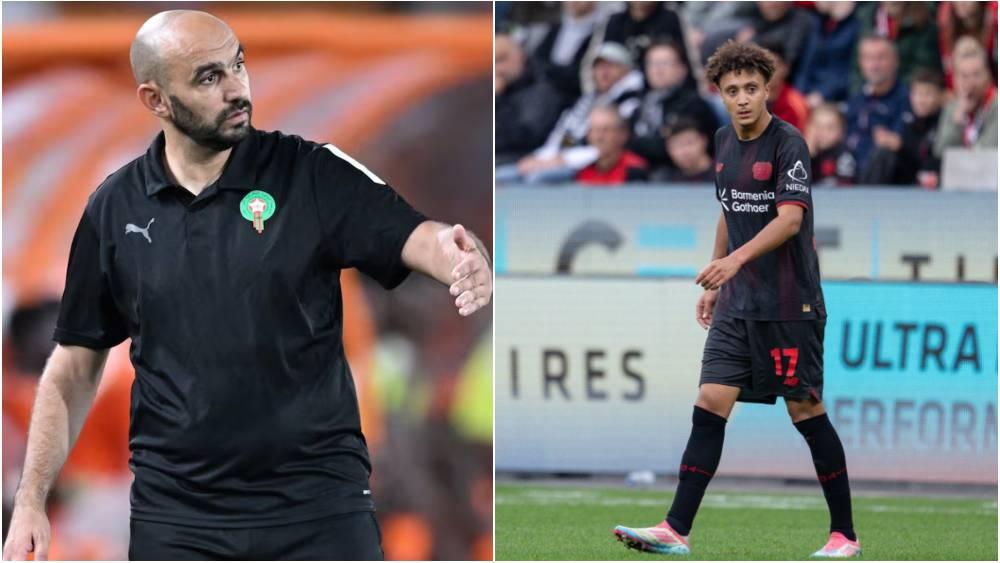 Regragui: "Bensghir Was Injured; We Agreed with Leverkusen on Reduced Playing Time for AFCON Readiness"