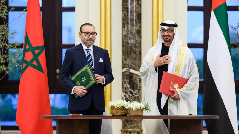 Mohammed ben Zayed félicite le Roi Mohammed VI et le Maroc pour leur sacre à la Coupe Arabe