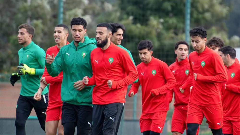 L'équipe nationale marocaine poursuit ses préparatifs pour affronter les Comores en ouverture de la Coupe d'Afrique