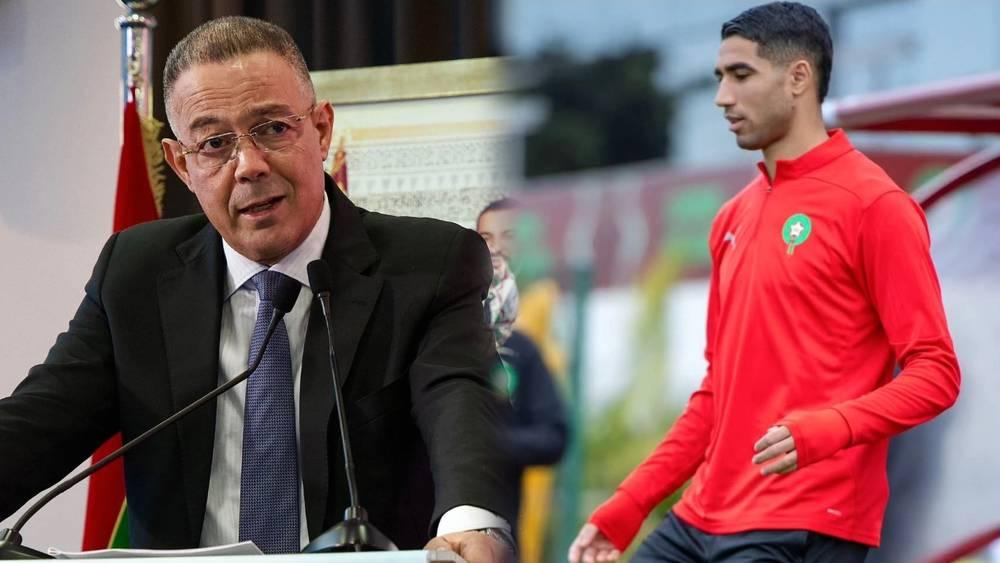 لقجع يطمئن الجماهير: المغربية "حكيمي تعافى تمامًا من الإصابة وهو الآن في كامل لياقته البدنية"