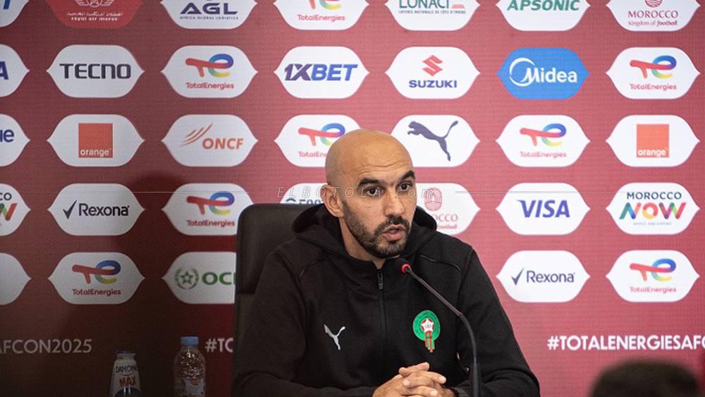 الركراكي يدعو الجماهير إلى تشجيع قوي ومتواصل في المباراة الافتتاحية لكأس أفريقيا أمام جزر القمر