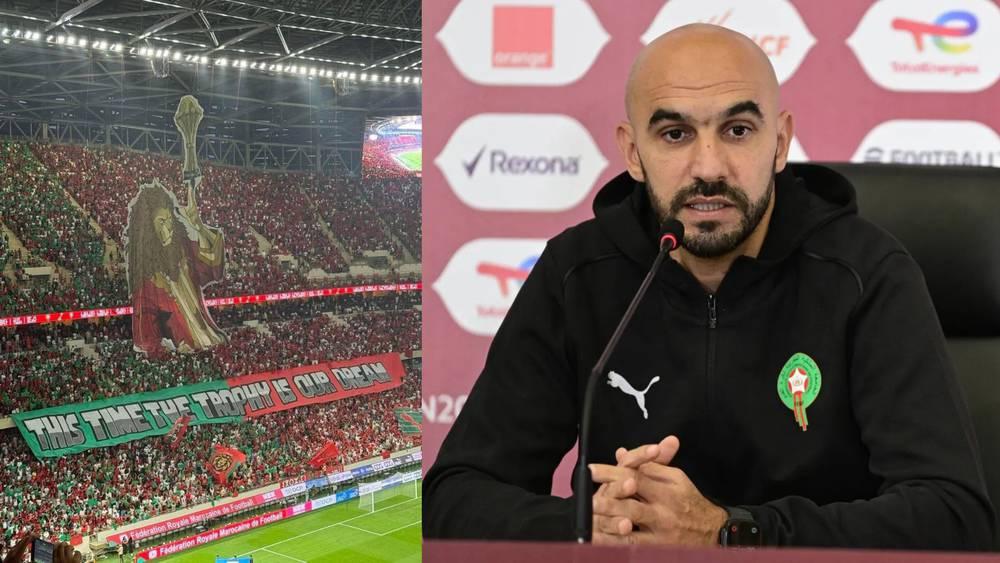 Regragui : « Nous n'avons que faire d'un public qui vient pour manger et se photographier »