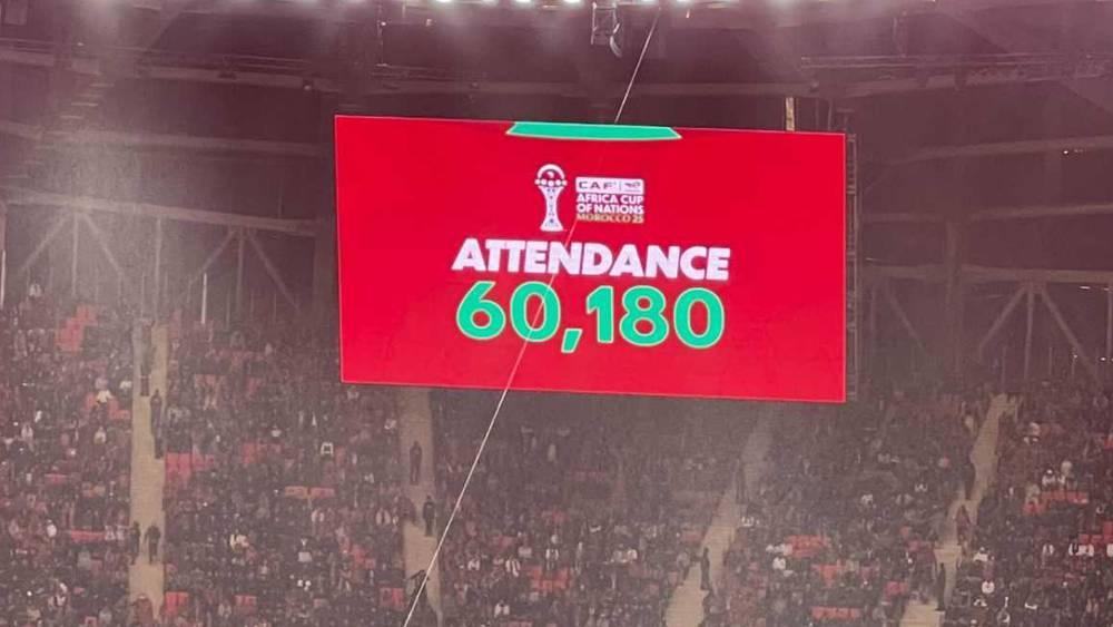 حضور أكثر من 60 ألف متفرج في افتتاح كأس أمم أفريقيا بين المغرب وجزر القمر