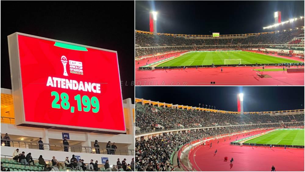 "كان المغرب 2025"/ أزيد من 28 ألف متفرج حضروا لمتابعة مباراة مصر وزيمبابوي بملعب أكادير