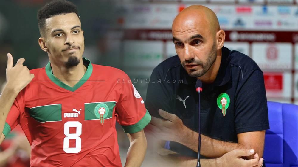 الركراكي: "أوناحي لاعب يجعل المنتخب المغربي قويا حين يكون في مستواه"