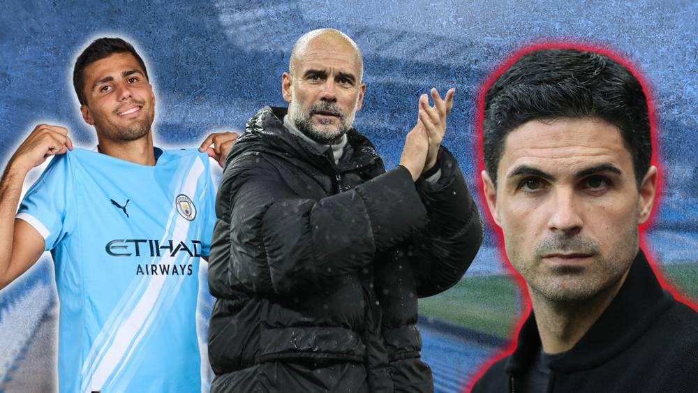 غوارديولا يؤكد تحسن حالة رودري ويحذر أرسنال: "نحن موجودون"